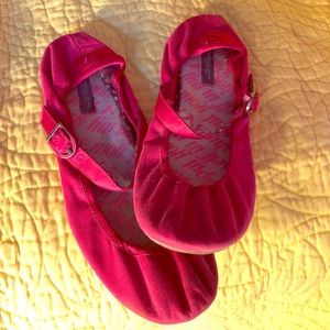 American eagle Pink ballet flats with stream